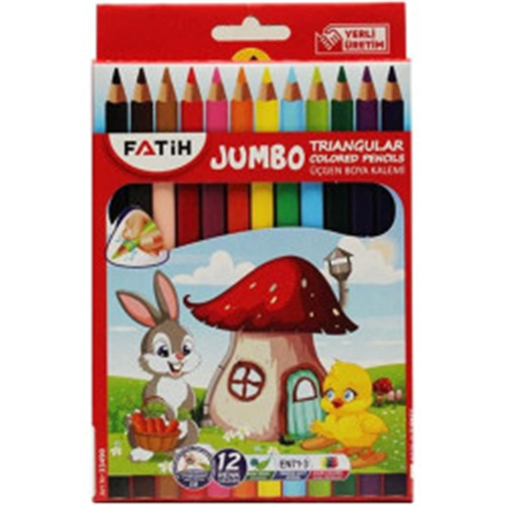 FATİH TRİANGULAR JUMBO KURUBOYA 12 RENK