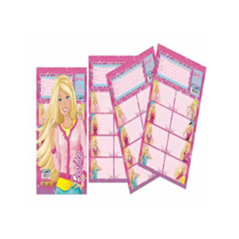 GIPTA OKUL ETİKETİ BARBIE DERS PROG.3YP