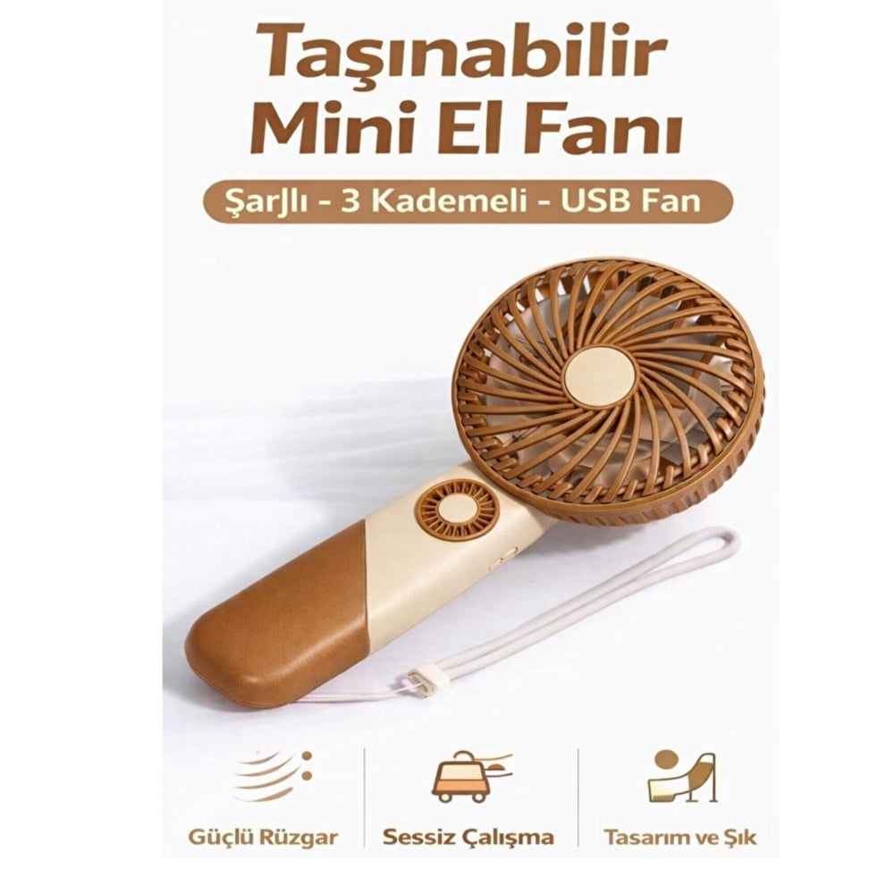 Glrtech USB Mini Masaüstü Fan