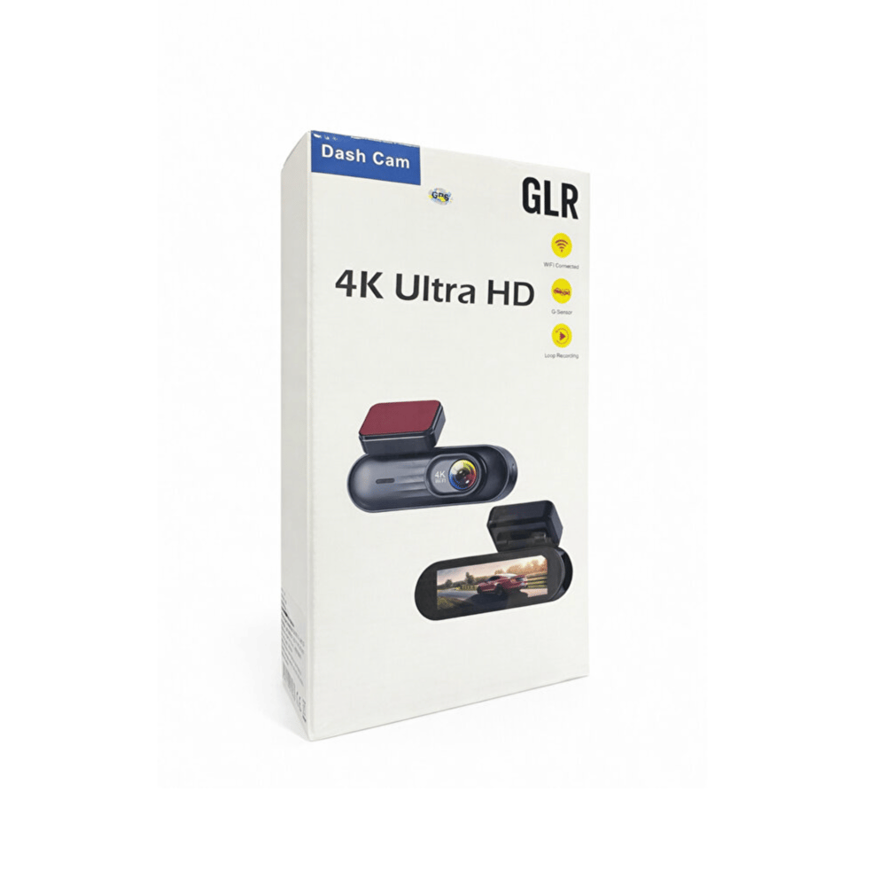 GLR Araç İçi Dikiz Dashcam 2 Kameralı Gps Wifi 4K Araba Kamerası