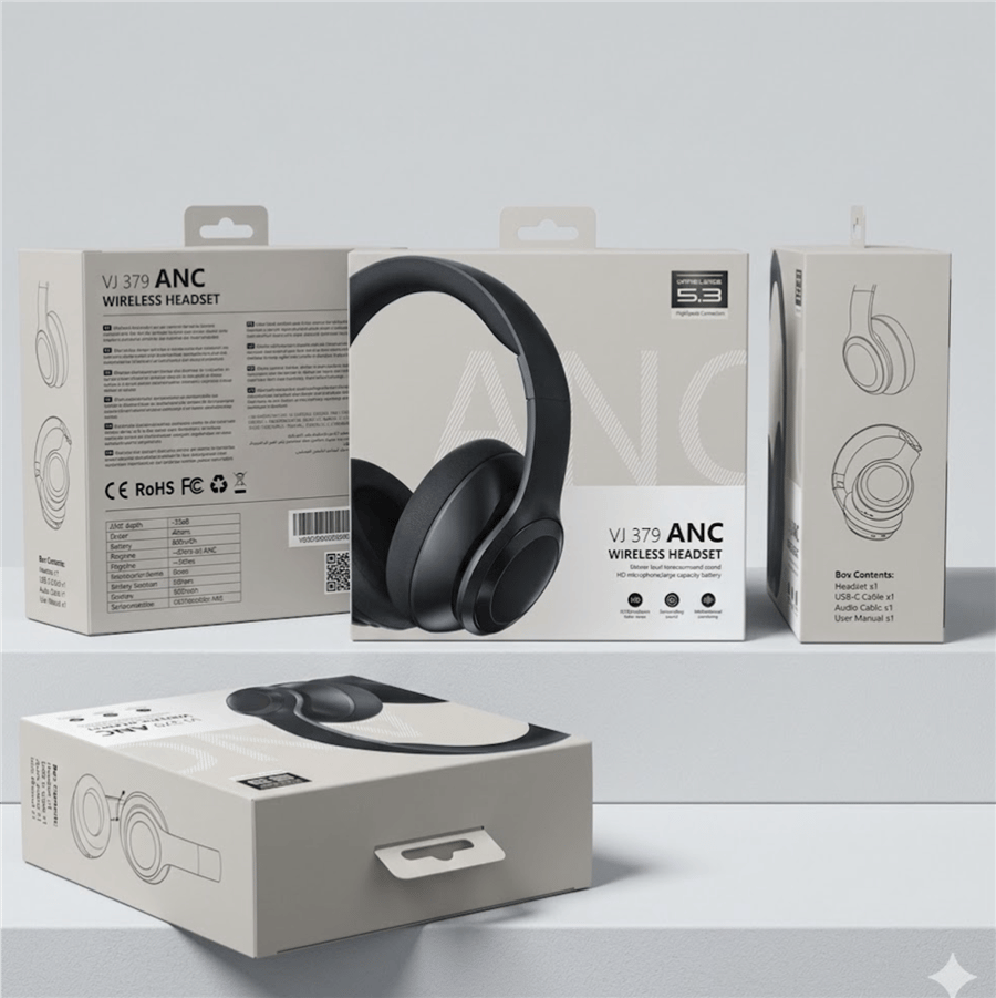 GLRTECH HEADPHONES FM VJ379
