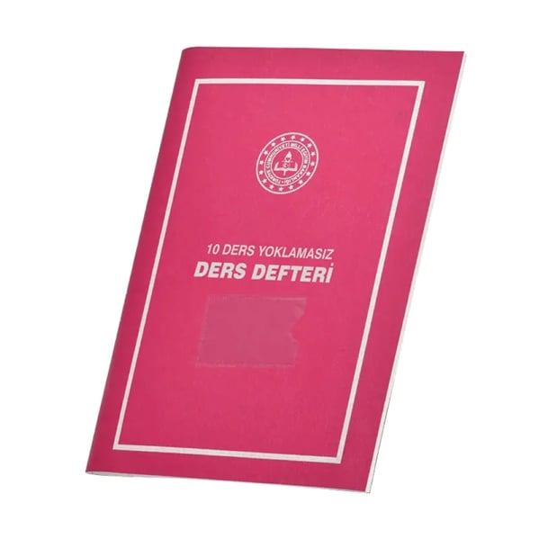 Gülpaş 10 Derslik Yoklamasız Ders Defteri Plastik Kapak Kayıt