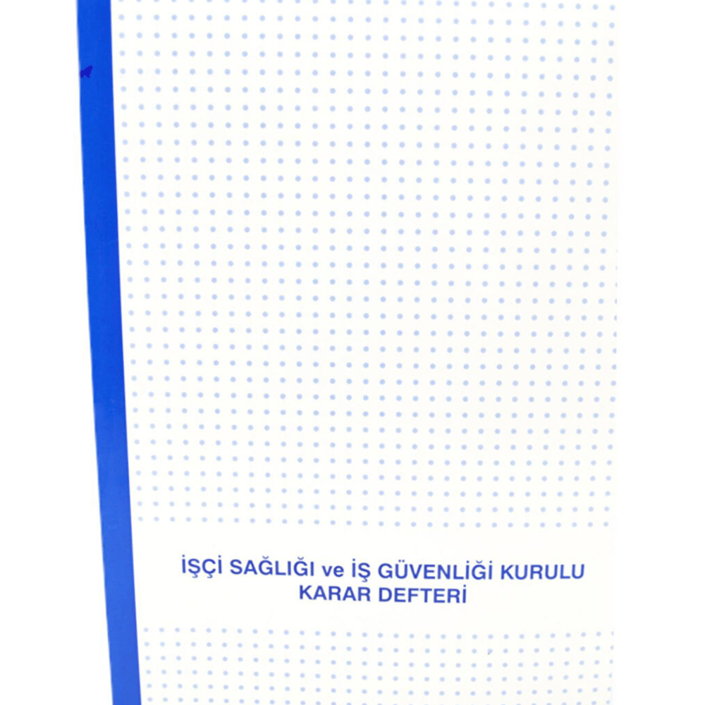Gülpaş 213 İş Sağlığı ve İş Güvenliği İlişkin Karar Defteri