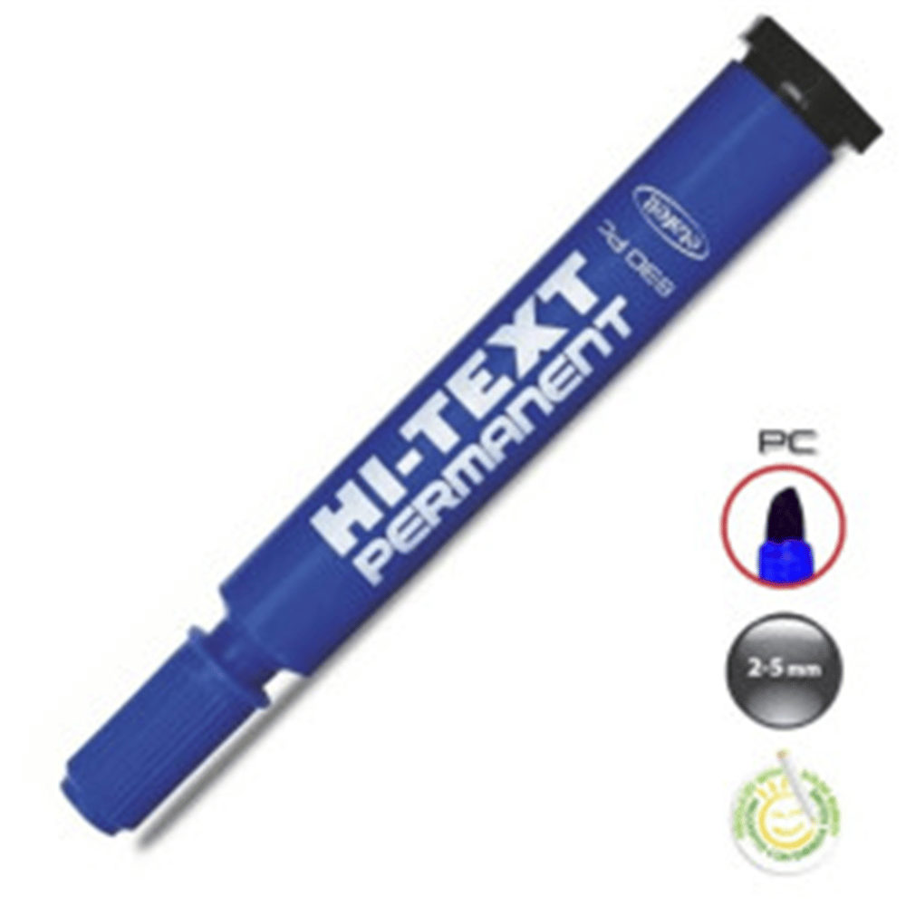 HI-TEXT MARKER KESİK UÇ MAVİ