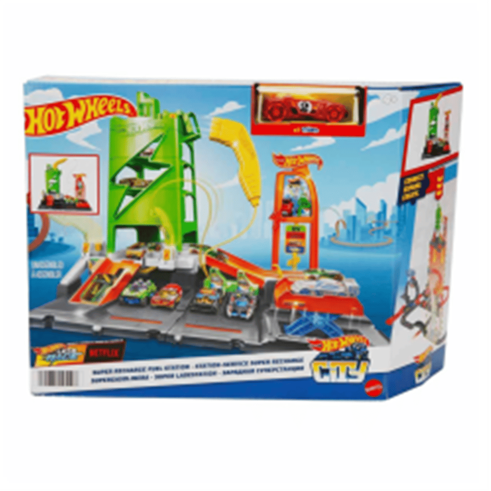 HOT WHEELS ELEKTRİKLİ ARAÇ ŞARJ İSTASYONU OYUN SETİ