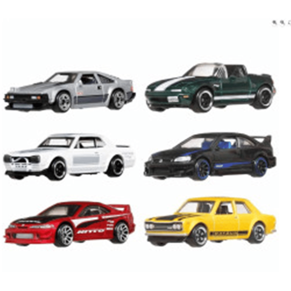 Hot Wheels Japon Temalı Çoklu Arabalar Eğlenceli Oyuncak Modeli
