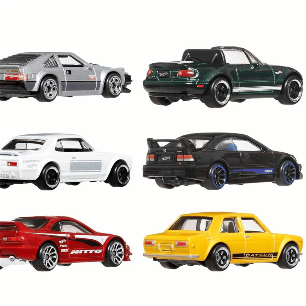 Hot Wheels Japon Temalı Çoklu Arabalar Eğlenceli Oyuncak Modeli