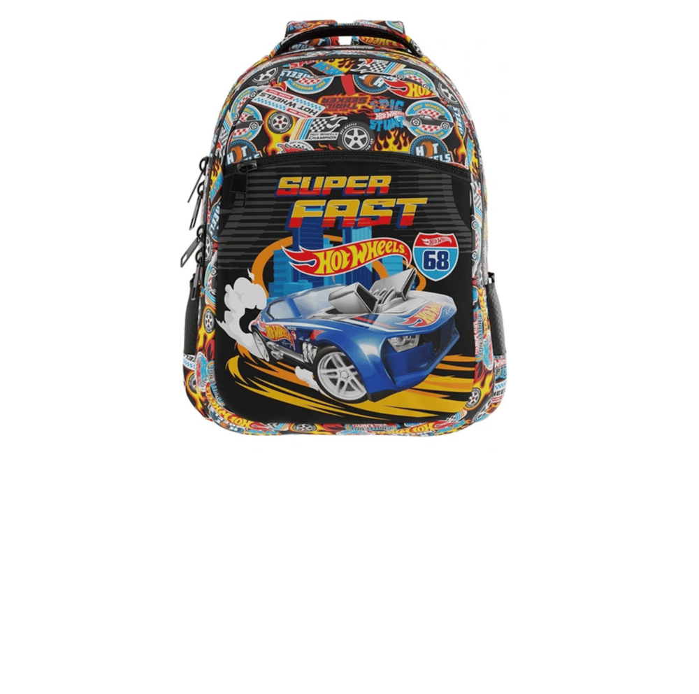 Hot Wheels Okul Çantası 3073 Hızlı ve Eğlenceli Sırt Çantası