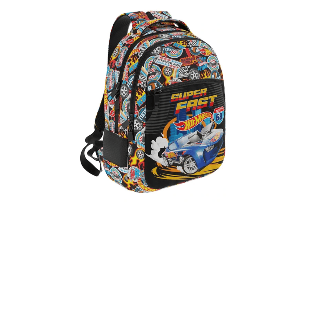 Hot Wheels Okul Çantası 3073 Hızlı ve Eğlenceli Sırt Çantası