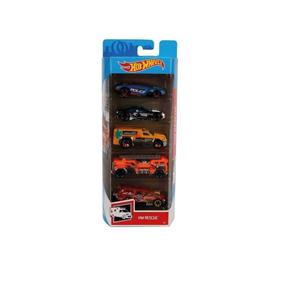Hot Wheels Stunt Yarış Arabaları 5li Oyuncak Araba Seti 