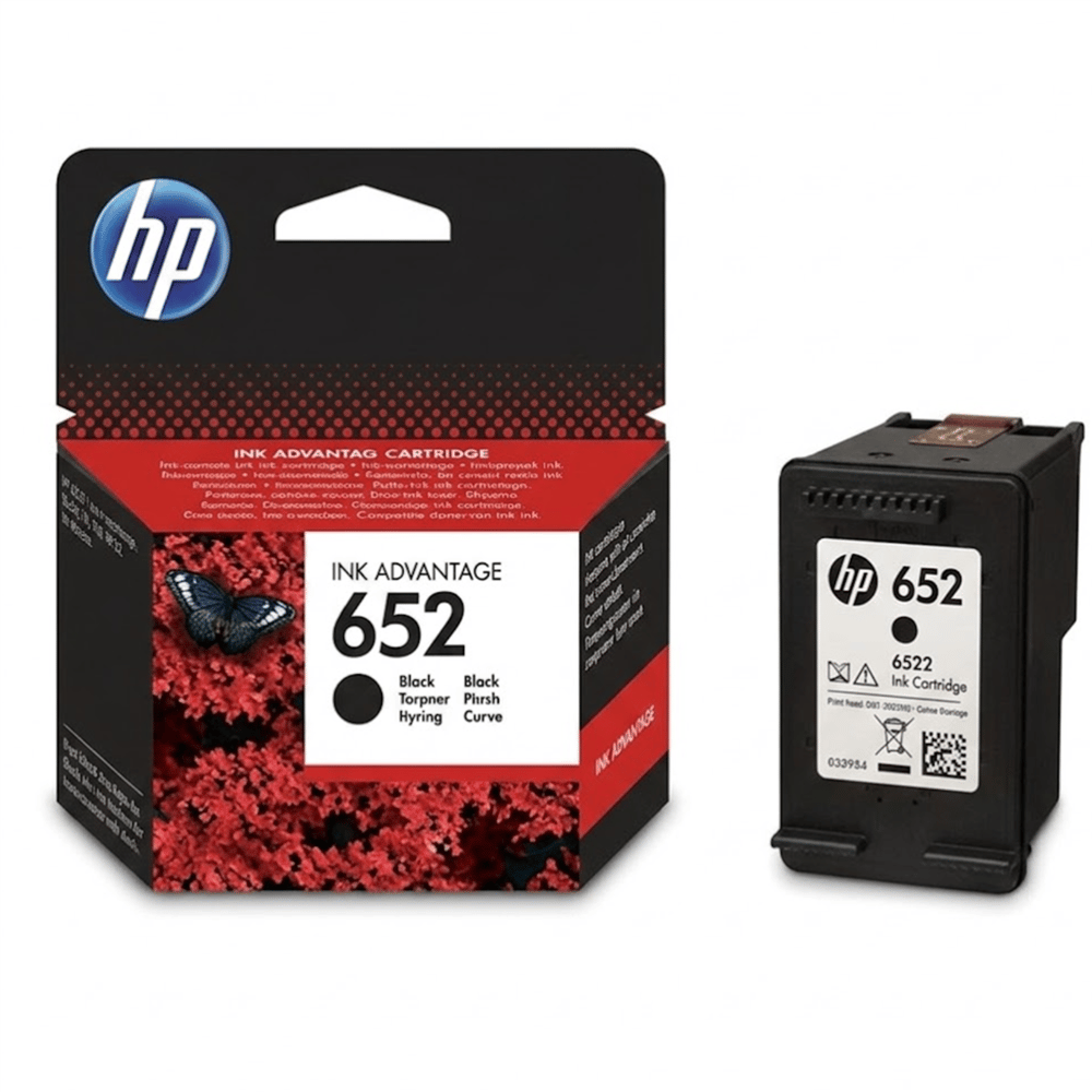 HP 652-F6V25AE BK Kartuş Siyah
