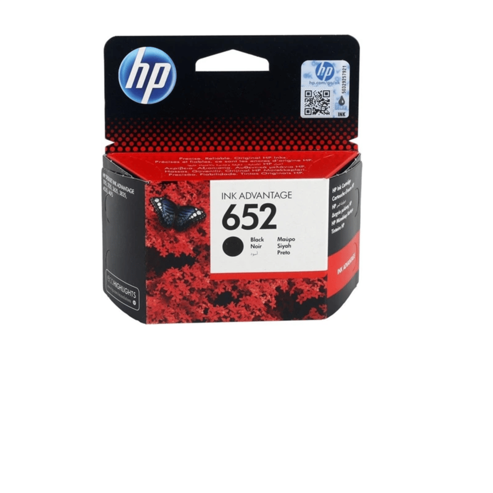 HP 652-F6V25AE BK Kartuş Siyah