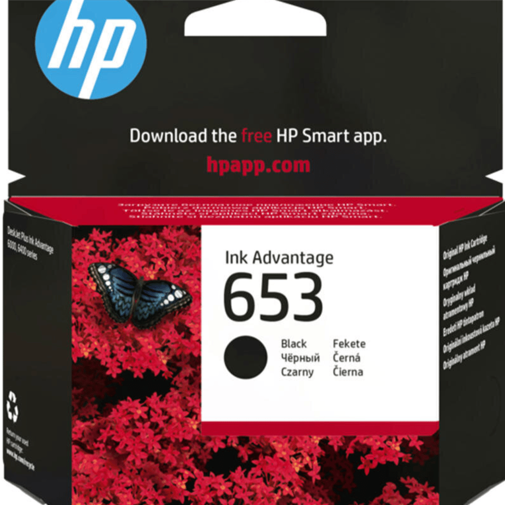 HP 653-3YM75AE BK Kartuş Siyah