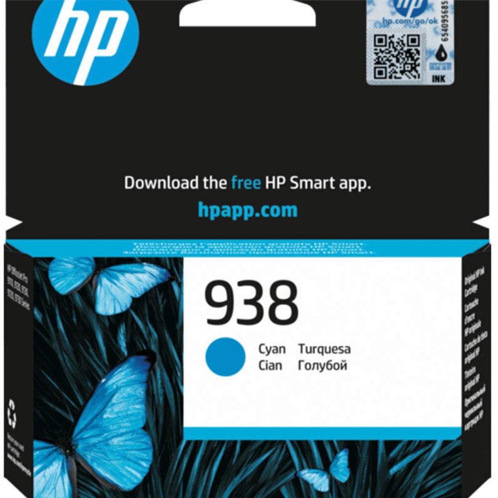 HP 938/4S6X5PE CY Mürekkep Kartuş Cyan