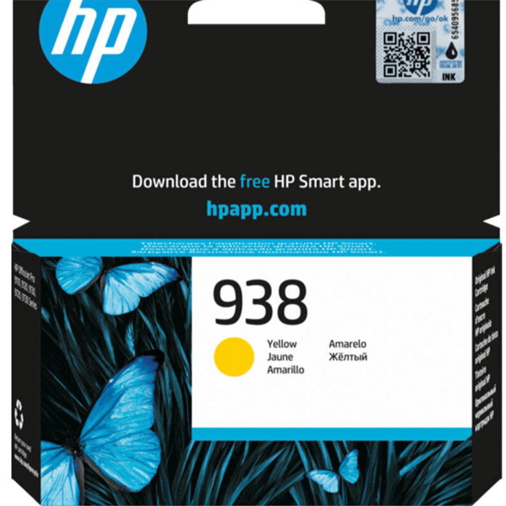 HP 938/4S6X7PE YL Mürekkep Kartuş Sarı