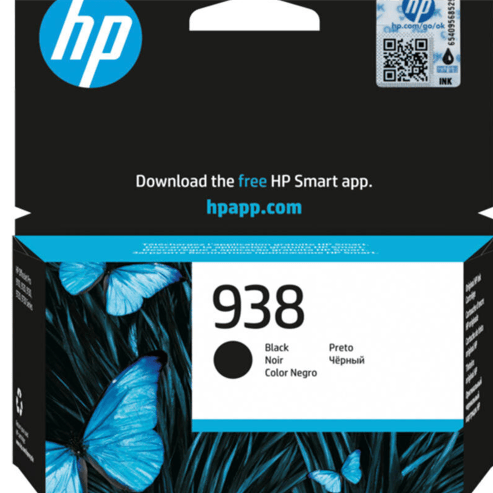 HP 938/4S6X8PE BK Mürekkep Kartuş Siyah