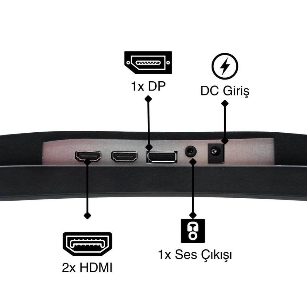 İZOLY OBLİVİON CZ238F180 24 INC FHD 180HZ CURVED FRAMELESS MONİTÖR