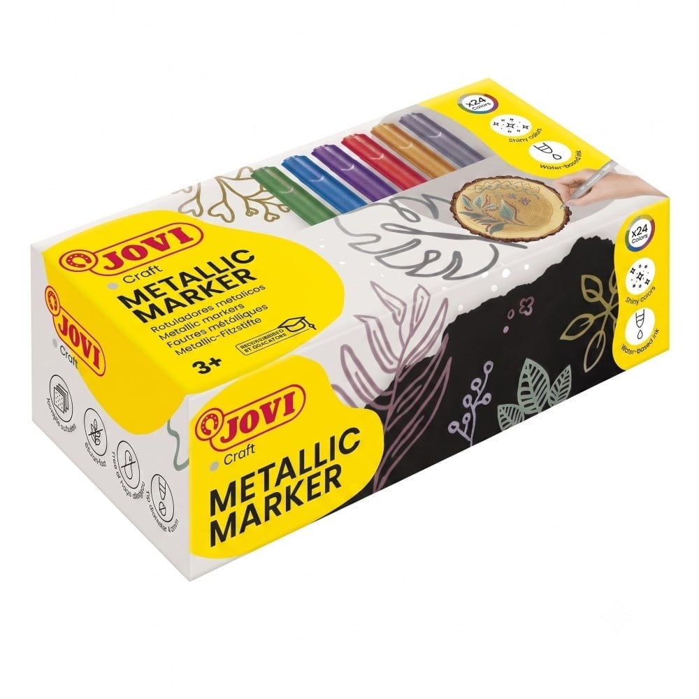Jovi 1624M Decor Metalik Kalem Parlak Renkli