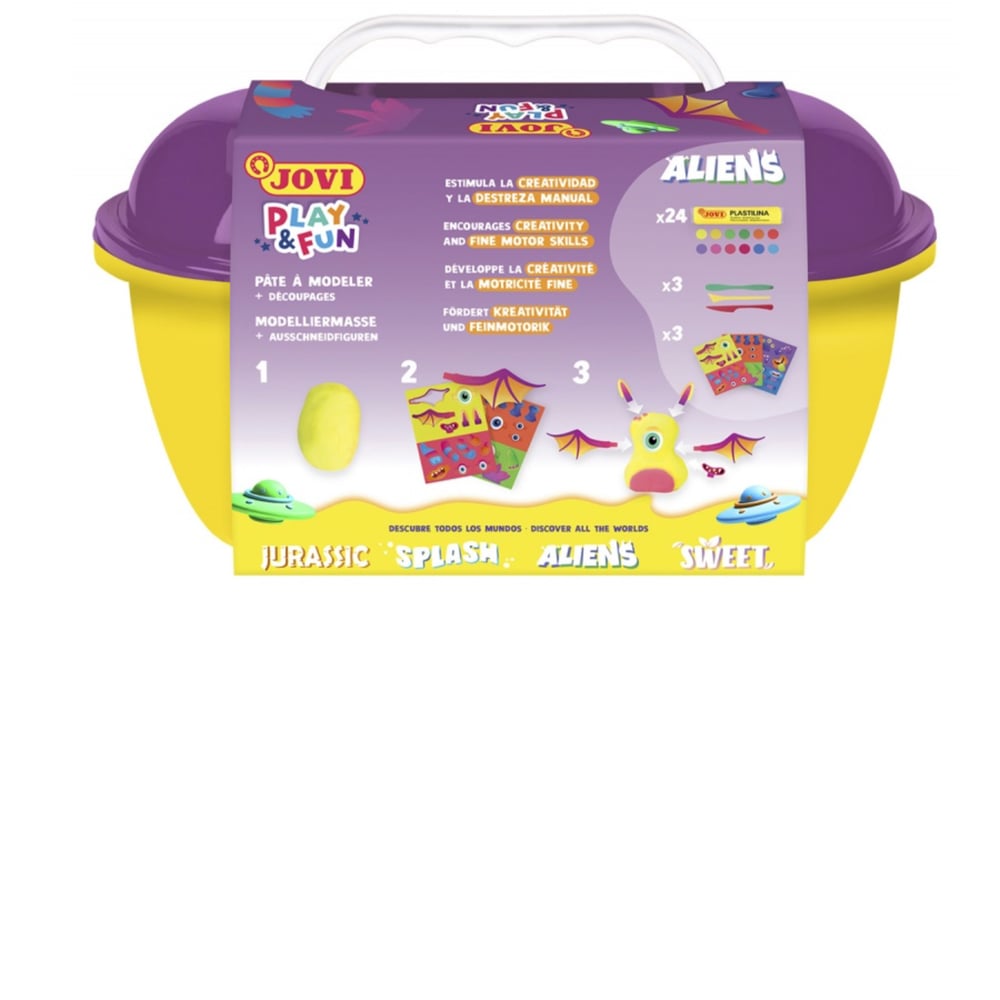 Jovi 2204 Kurumayan Oyun Hamuru Play&Fun Uzaylılar Seti