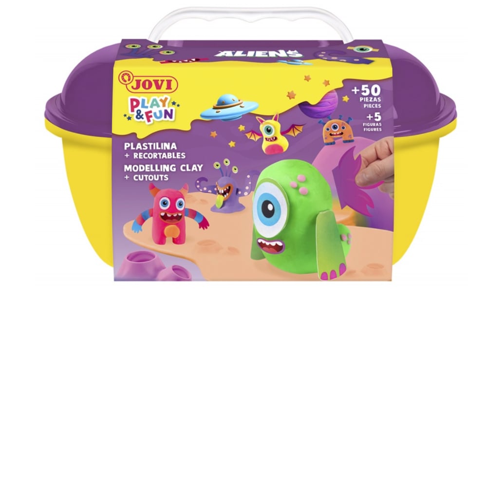 Jovi 2204 Kurumayan Oyun Hamuru Play&Fun Uzaylılar Seti