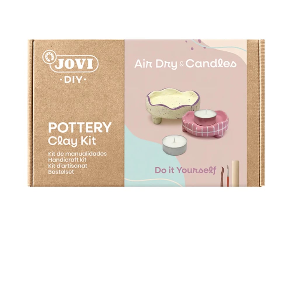 Jovi 2707 Seramik Hamuru Candles Kiti Mum Yapım Seti