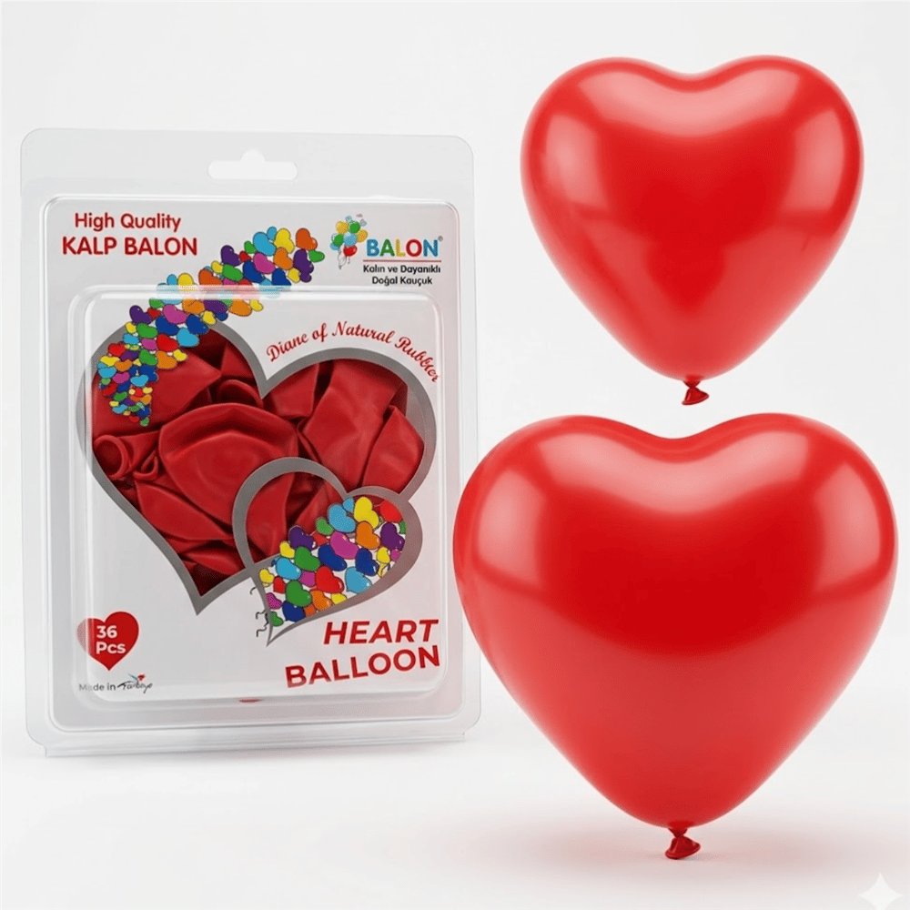 ATOM BALON Kalıp Baskısız Balon Parti Süsü Organizasyon IEP004455