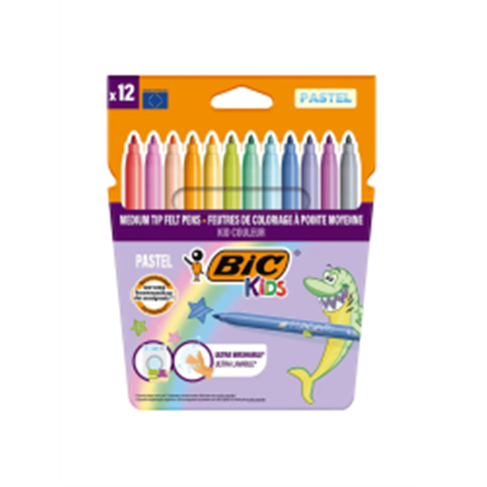 KID COULEUR KEÇELİ BOYA KALEMİ PASTEL 12 RENK