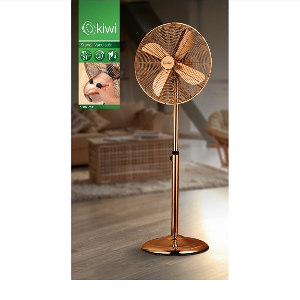 Kiwi KFAN 7421 Metal Ayaklı Vantilatör 50 cm