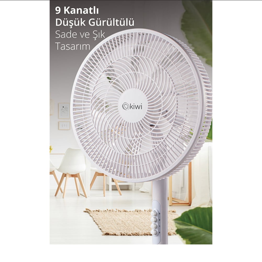 Kiwi KFAN 7627 Elektrikli Fan Soğutucu 40 cm