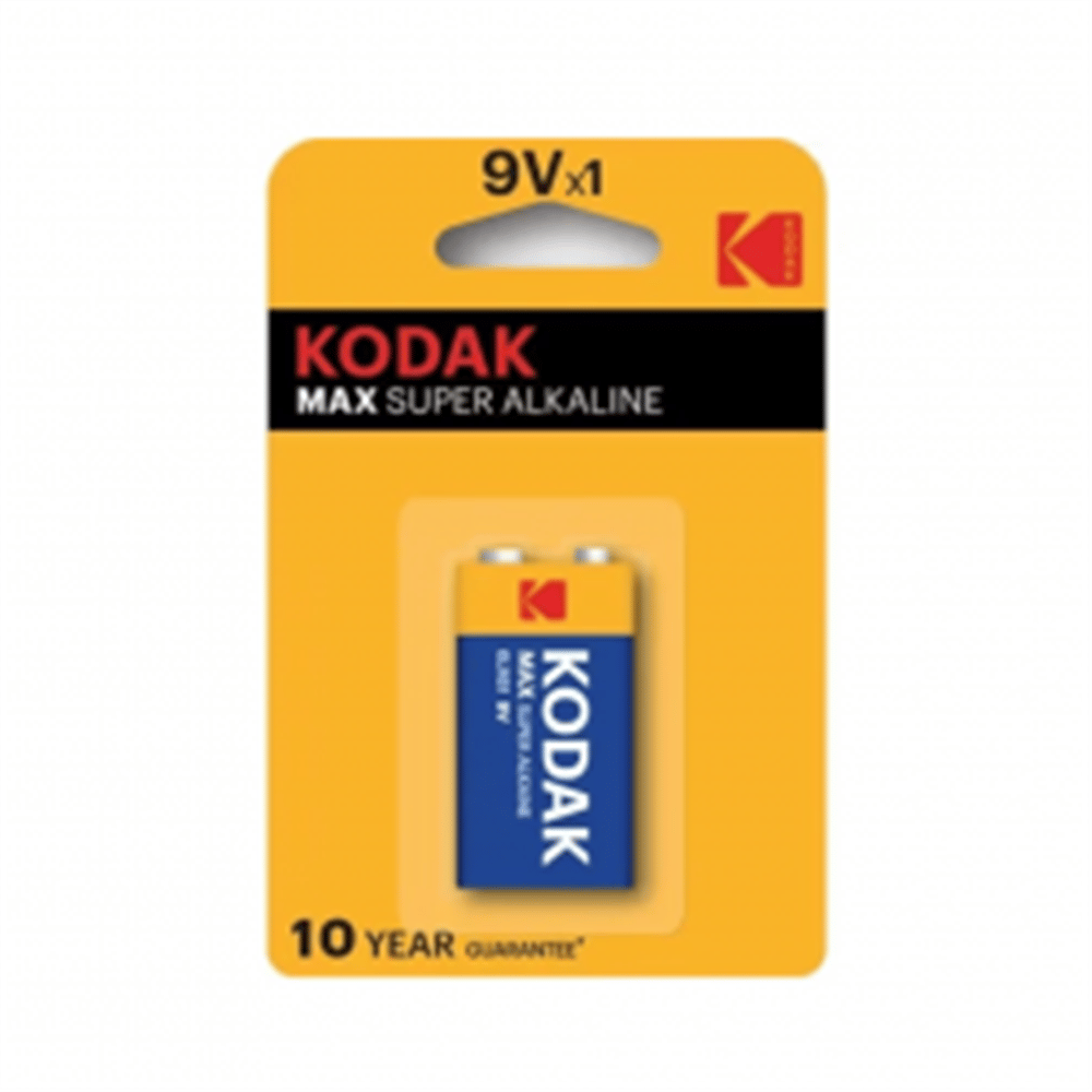 KODAK 1 ADET MAX AKALİN 9 VOLT PİL