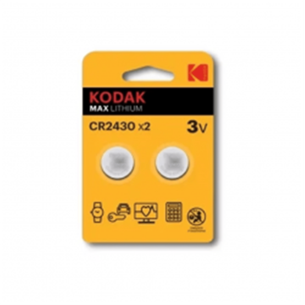 KODAK 2 ADET ULTRA LİTYUM PARA PİL-CR2430