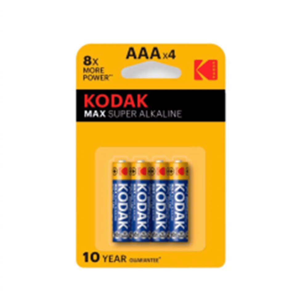 Kodak MAX 4 Adet AAA ince pil