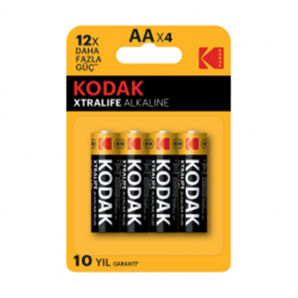 KODAK XTRALİFE 4 ADET ALKALİN KALEM PİL-AA