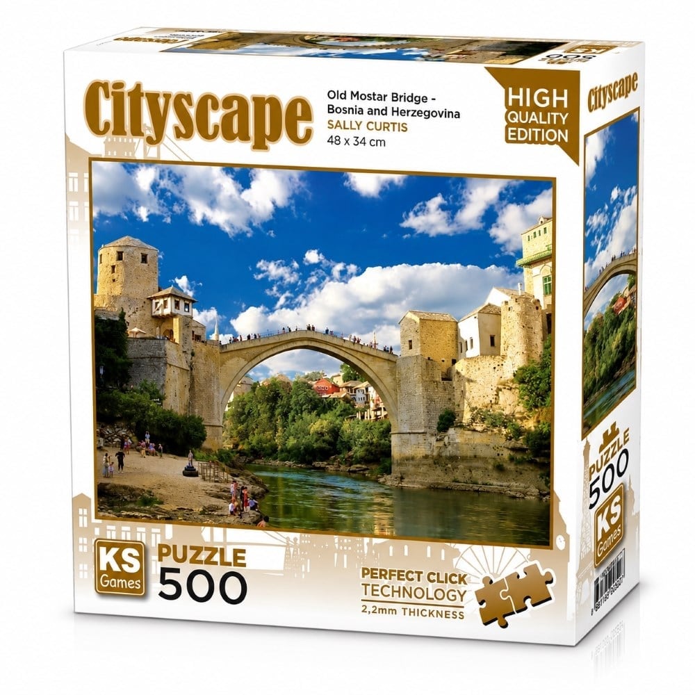 KS Games Old Mostar Bridge 500 Parça Puzzle