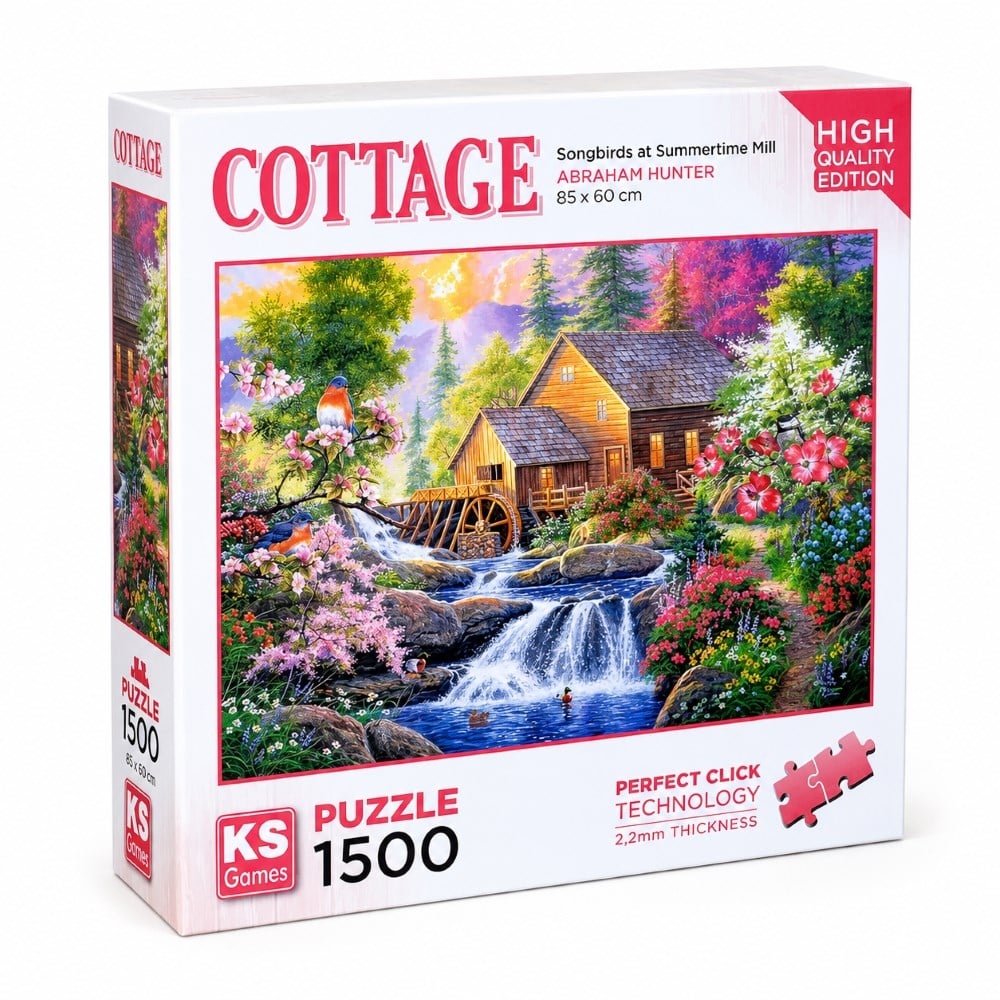 KS Games Songbirds at Summertime Mill 1500 Parça Puzzle 