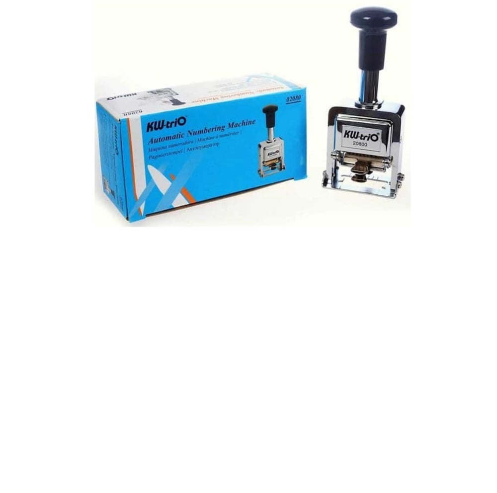 KW Trio 02080 Numaratör 8 Haneli Ofis Numaralama Aracı 