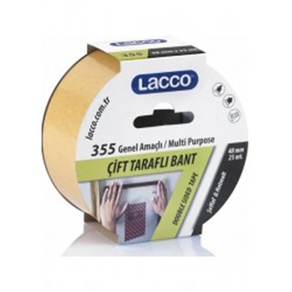 LACCO ÇİFT TARAFLI BANT 48 MM * 25 M