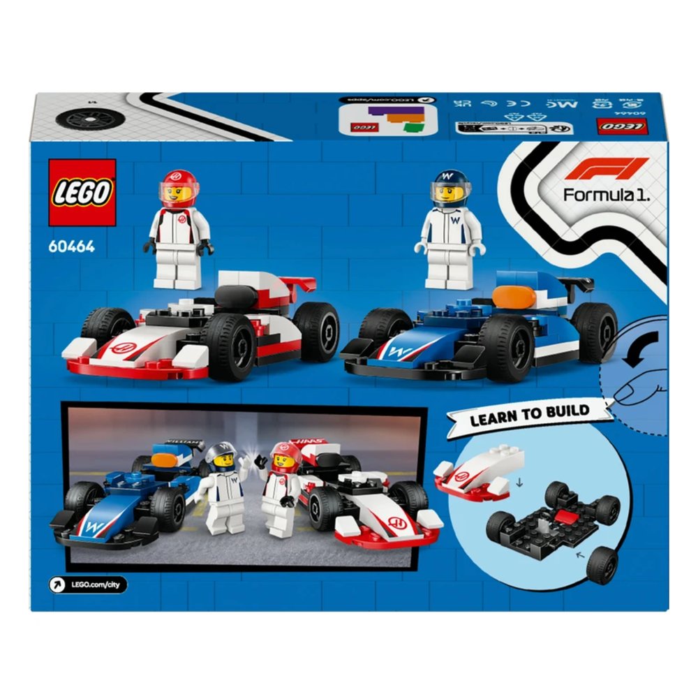LEGO City F1 Williams Racing ve Haas F1  Yarış Arabaları