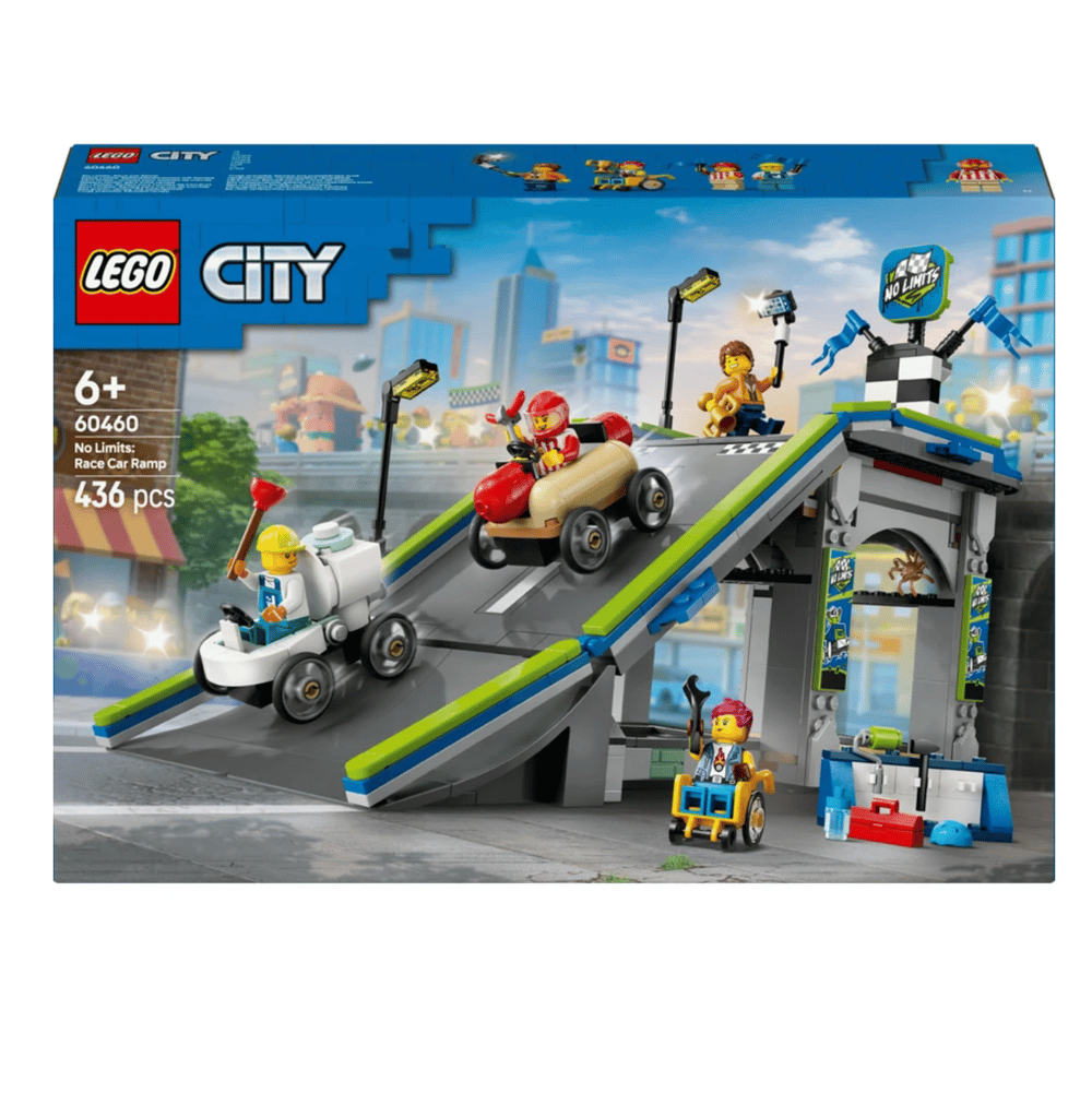 LEGO City Senin Kuralların: Yarış Arabası Rampa Parçası City