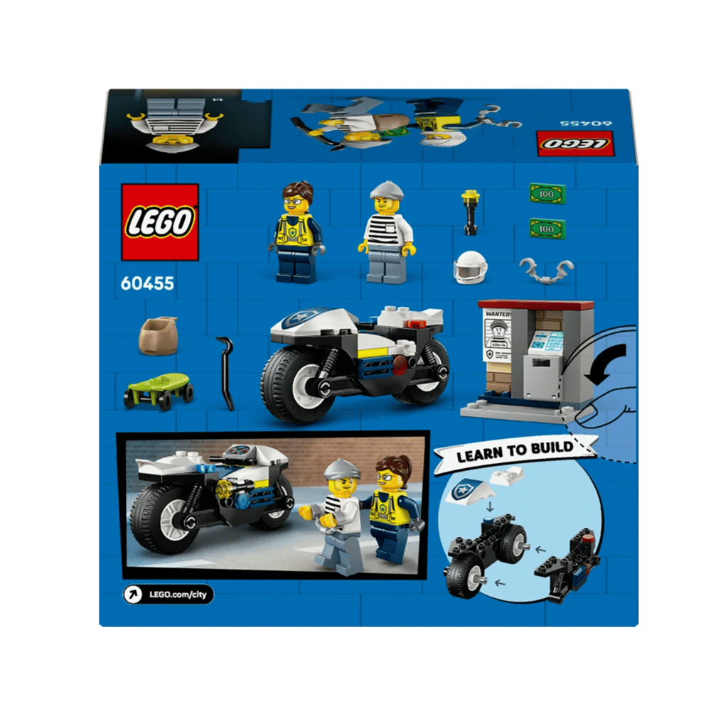 LEGO CITY POLİS MOTORSİKLET TAKİBİ