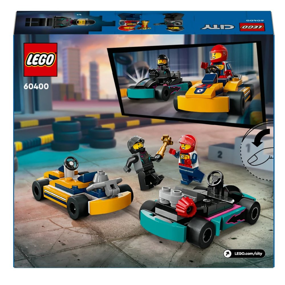 LEGO City Go-Kartlar ve Yarış Sürücüleri