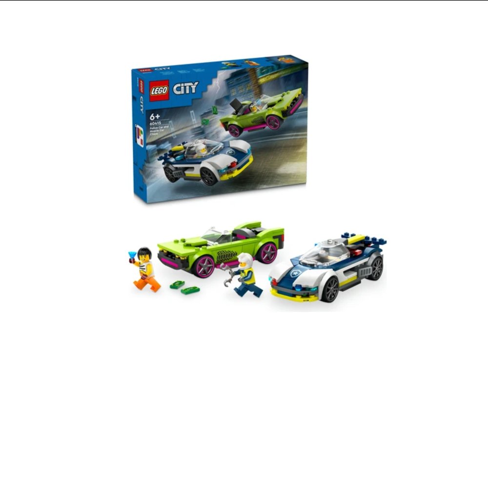 LEGO  City Polis Arabası ve Spor Araba Takibi