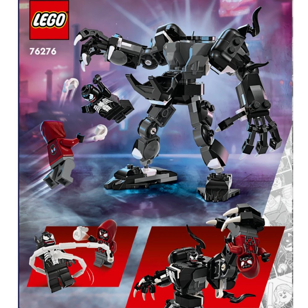 LEGO Marvel Venom Robot Zırhı Miles Moralese Karşı