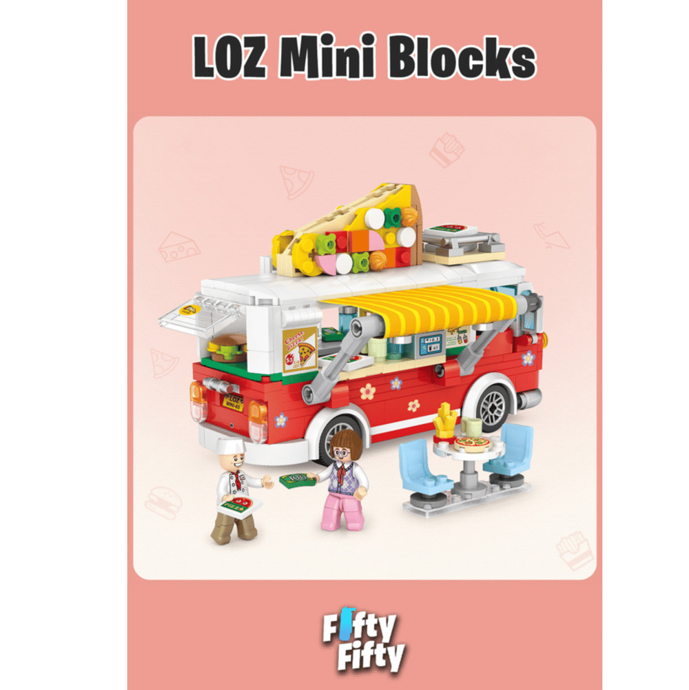 LOZ PİZZA ARABASI 491 PARÇA BLOCK OYUNCAK 