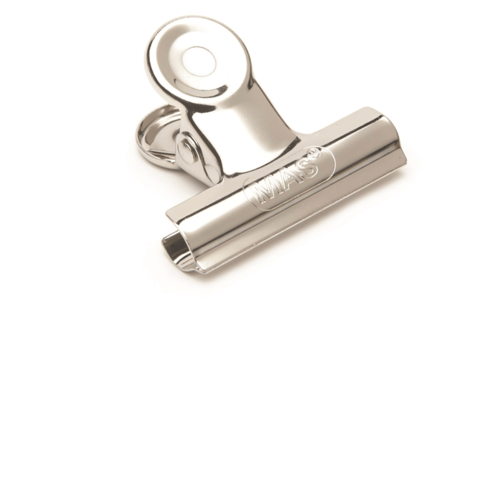 Mas Beyaz Metal Kıskaç Yaylı 40 Mm 