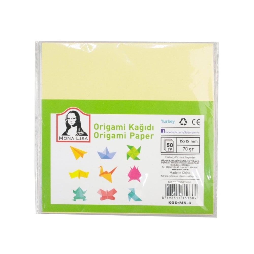 Monalisa Origami Kağıdı