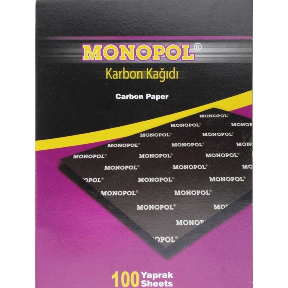 Monopol 3102 A4 Siyah Karbon Kağıdı 100’lü