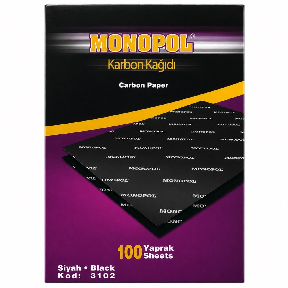MONOPOL3109 KARBON KAGIDI A3 SIYAH 100