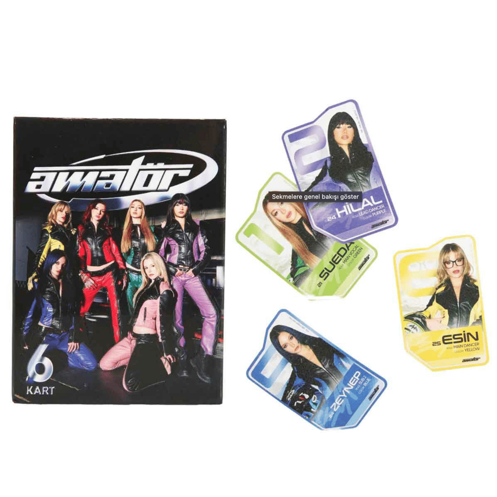 Mythos Cards Manıfest Koleksiyon Kartları 6LI Amatör Serisi