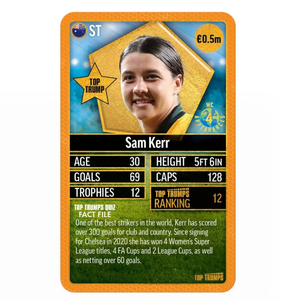 Winning Moves Top Trumps Dünya Futbol Yıldızları 6/6 Turuncu